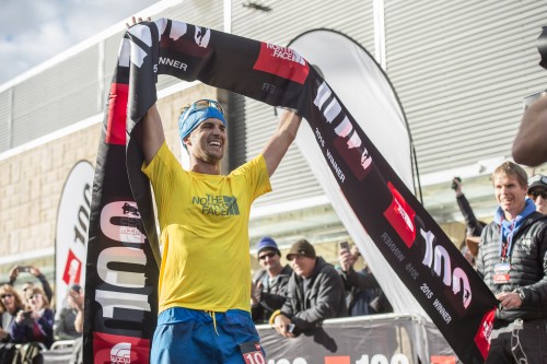 Dylan Bowman winning the 2015 The North Face 100, smashing the record in 8 hours and 50 minutes.
